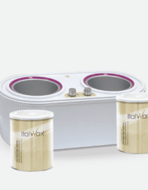 Italwax Double Wax Pot Heater 800ml + 800ml with 2 Pots & Lids