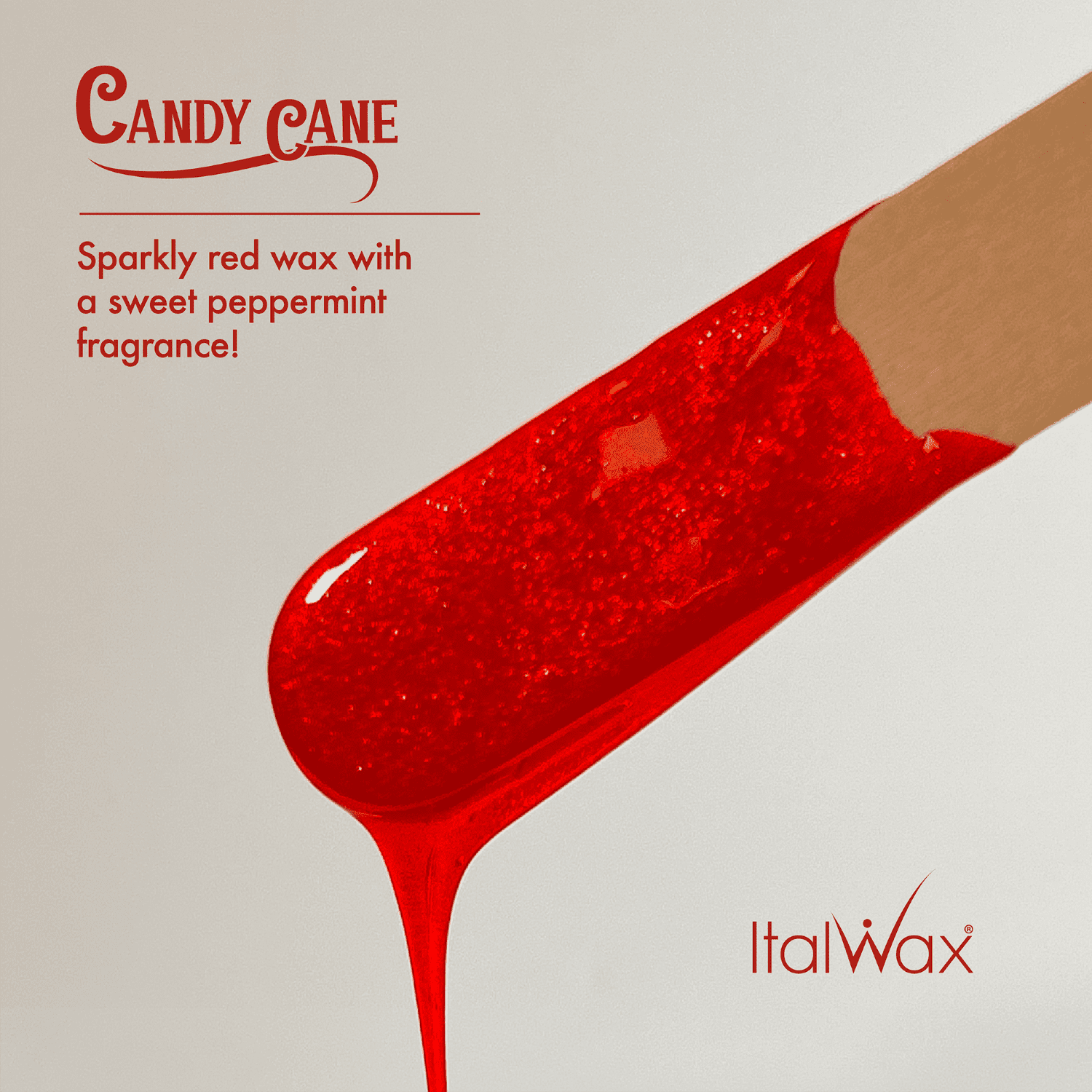 Italwax Winter Collection – Candy Cane Film Wax (Limited Edition) - Image 3