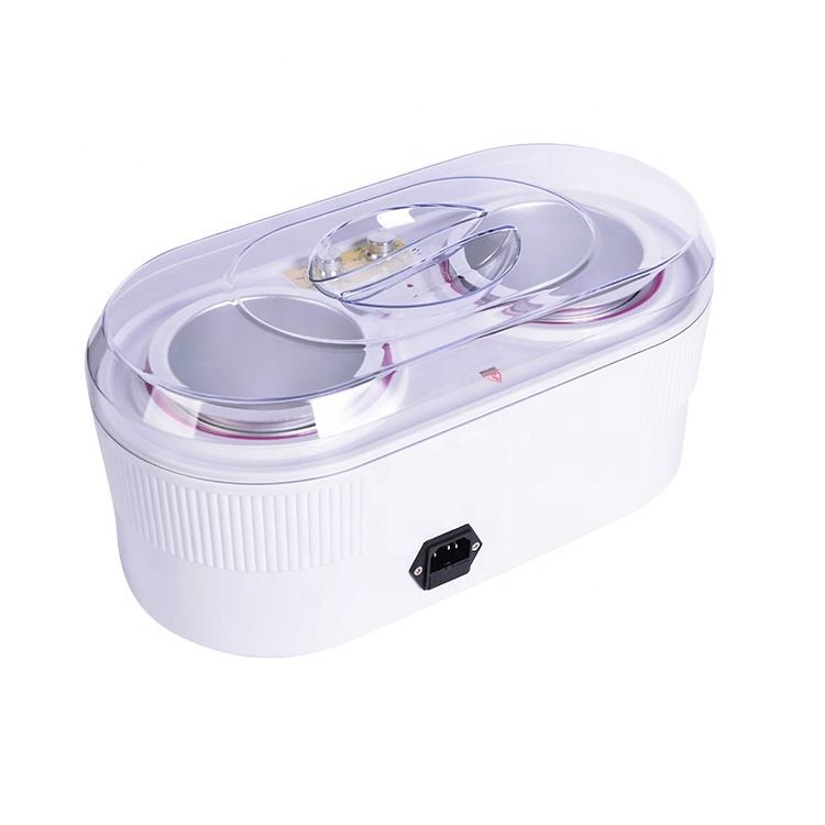 Italwax Double Wax Pot Heater 450ml + 450ml with 2 Pots & Lids - Image 2